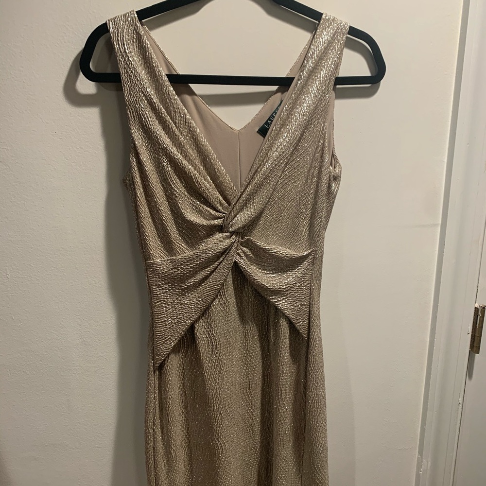 Lauren Ralph Lauren Gold cocktail dress
